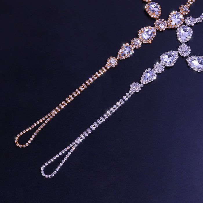 Jewelry WholesaleWholesale Diamond Vintage Rhinestone Anklet JDC-AS-XinS024 Anklets 心饰 %variant_option1% %variant_option2% %variant_option3%  Factory Price JoyasDeChina Joyas De China