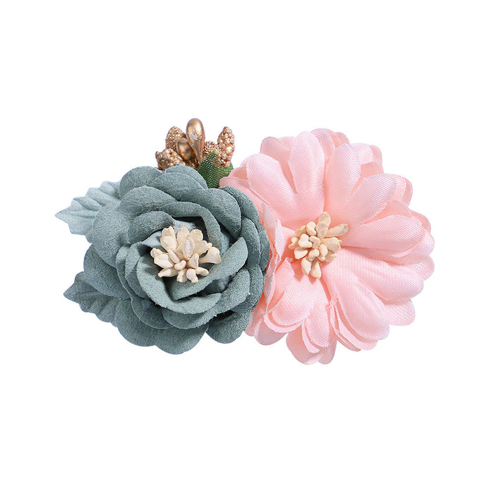 Jewelry WholesaleWholesale children's simulated flower Hair Clips JDC-HC-YL071 Hair Clips 雅伦 %variant_option1% %variant_option2% %variant_option3%  Factory Price JoyasDeChina Joyas De China