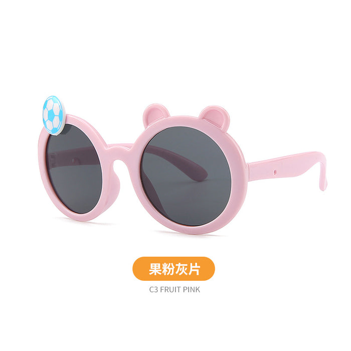 Jewelry WholesaleWholesale children's anti ultraviolet football Sunglasses JDC-SG-KaiX009 Sunglasses 凯祥 %variant_option1% %variant_option2% %variant_option3%  Factory Price JoyasDeChina Joyas De China