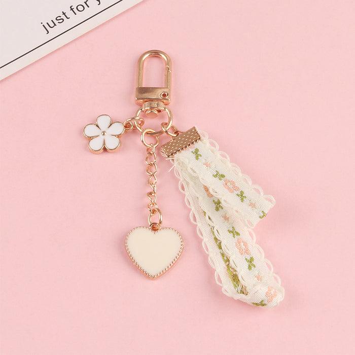 Wholesale Keychains Alloy Daisy Small Fresh Lace MOQ≥2 JDC-KC-YiHan035