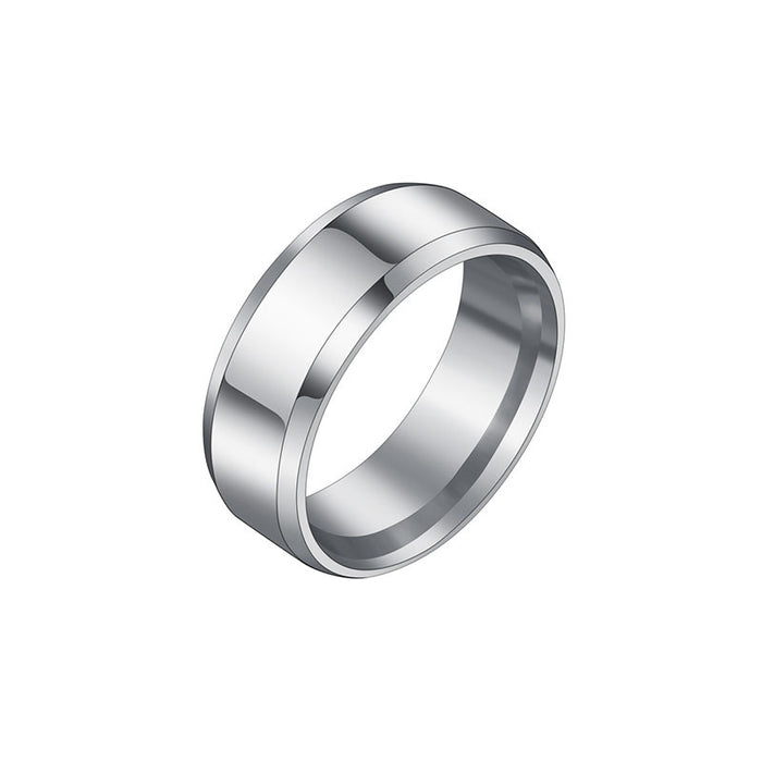 Wholesale titanium steel marking ring for men Europe and America JDC-RS-RXSFL021