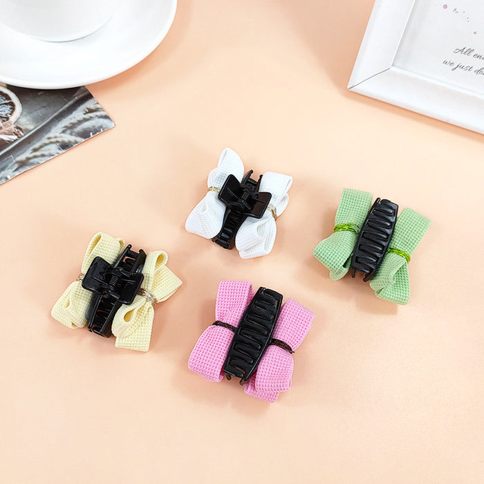 Wholesale Hair Clips Plastic Mini Bows Side Bangs Hair Clips JDC-HC-ChaoX004