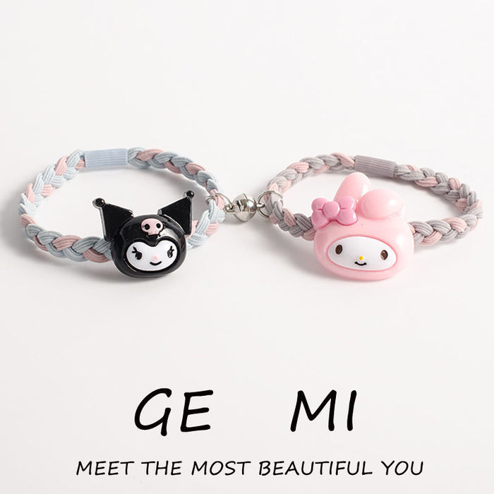 Wholesale Bracelet Rubber Band Cute Cartoon Magnet Bracelet (M) JDC-BT-MengM003