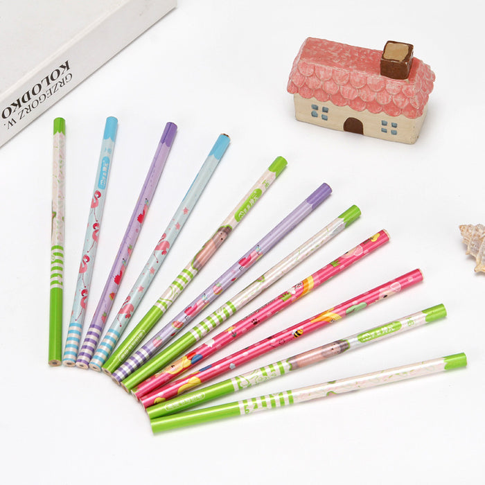 Wholesale Cartoon Wood Pencil With Eraser JDC-BP-XHZ001