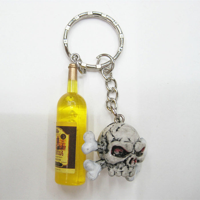 Wholesale imitation drunkard keychain pendant JDC-KC-XXing007