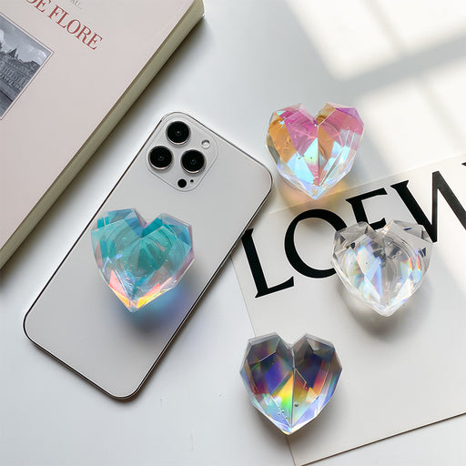 Jewelry WholesaleWholesale Pop Socket Laser Love Plastic Phone Holder JDC-PS-Xinx005 Pop Socket 新昕 %variant_option1% %variant_option2% %variant_option3%  Factory Price JoyasDeChina Joyas De China