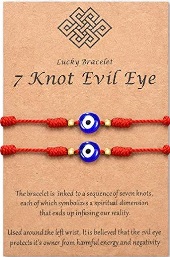 Jewelry WholesaleWholesale hand-woven seven-knot Devil's Eye bracelet MOQ≥2 JDC-BT-Yunhe001 Bracelet 芸禾 %variant_option1% %variant_option2% %variant_option3%  Factory Price JoyasDeChina Joyas De China