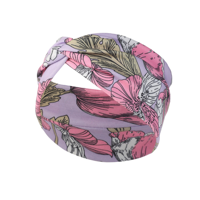 Wholesale Headband Fabric Boho Vacation MOQ≥2 JDC-HD-FanM002