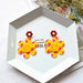 Jewelry WholesaleWholesale Acrylic Colorful Flower Smiley Earrings JDC-ES-XNuo006 Earrings 协诺 %variant_option1% %variant_option2% %variant_option3%  Factory Price JoyasDeChina Joyas De China