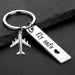 Jewelry WholesaleWholesale commemorative gift fly safe safe stainless steel keychain MOQ≥2 JDC-KC-ShangQ010 Keychains 上泉 %variant_option1% %variant_option2% %variant_option3%  Factory Price JoyasDeChina Joyas De China