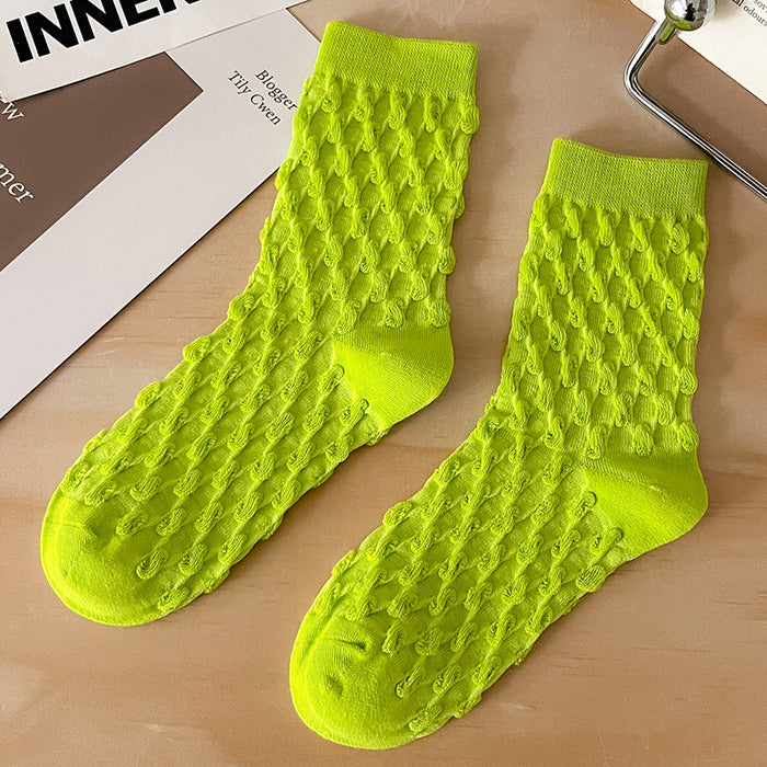 Wholesale Sock Cotton Sweat Absorbing Socks Bubble Socks MOQ≥2 JDC-SK-CYu022