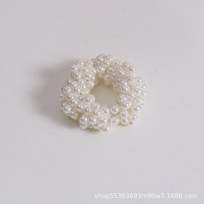 Wholesale Simple Braided Beaded Head Rope Hair Ring JDC-HS-TengH002