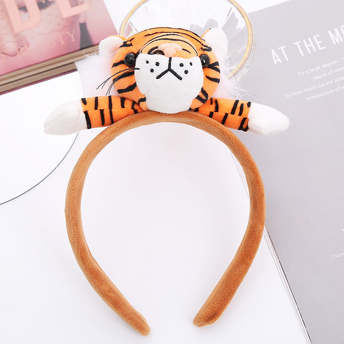 Wholesale headband cloth cartoon girl plush MOQ≥2 JDC-HD-MiaoKe002