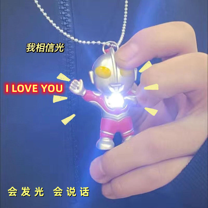 Wholesale Necklace Plastic Cartoon Audible LED Light JDC-NE-GuanC001