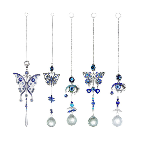 Jewelry WholesaleWholesale Devil's Eye Butterfly Crystal Pendant MOQ≥3 JDC-DC-LSSJ001 Dreamcatcher 隆胜水晶 %variant_option1% %variant_option2% %variant_option3%  Factory Price JoyasDeChina Joyas De China