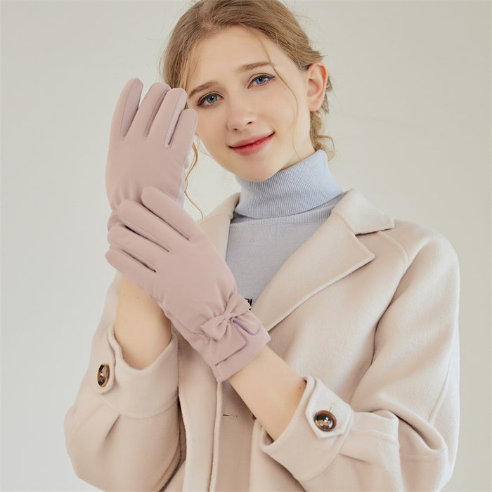 Wholesale Gloves Suede Outdoor Warming Touch Screen JDC-GS-MYuan010