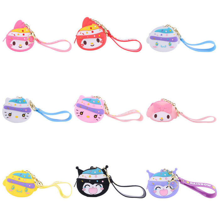 Wholesale keychain pvc cute doll coin purse key pendant JDC-KC-XTang006