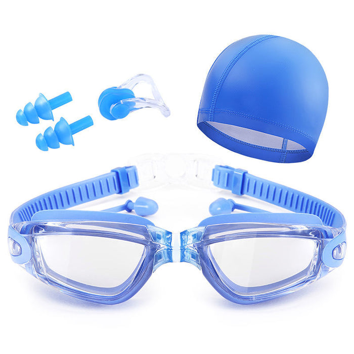 Jewelry WholesaleWholesale Polycarbonate Anti-Fog Adult Swim Goggles PU Swimming Hat Set JDC-SG-BaiS001 Swimming Goggles 百速 %variant_option1% %variant_option2% %variant_option3%  Factory Price JoyasDeChina Joyas De China