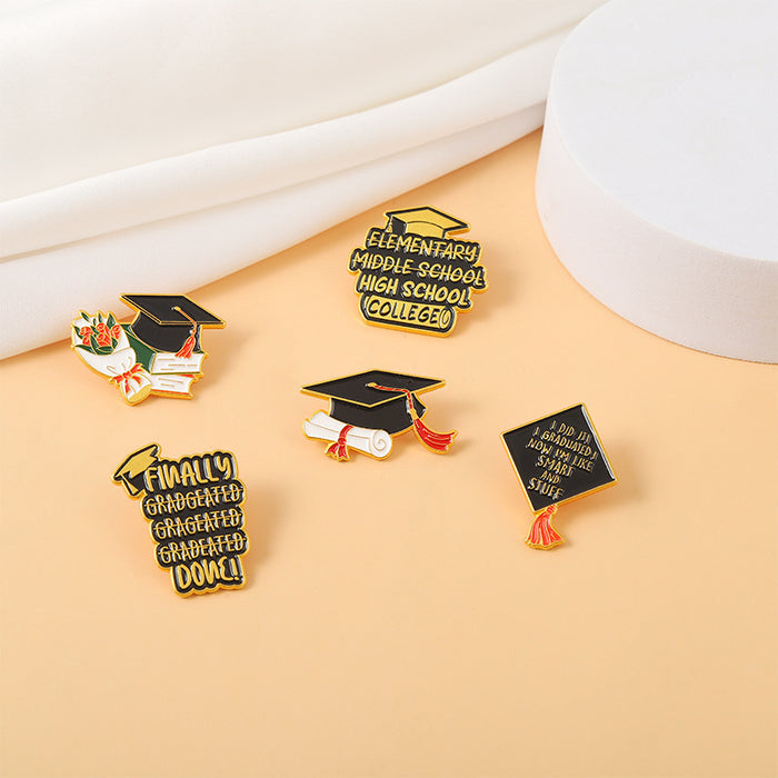 Wholesale Graduation Season Metal Memorial Balee Planted Classed Clason Breast JDC-BC-QiH002