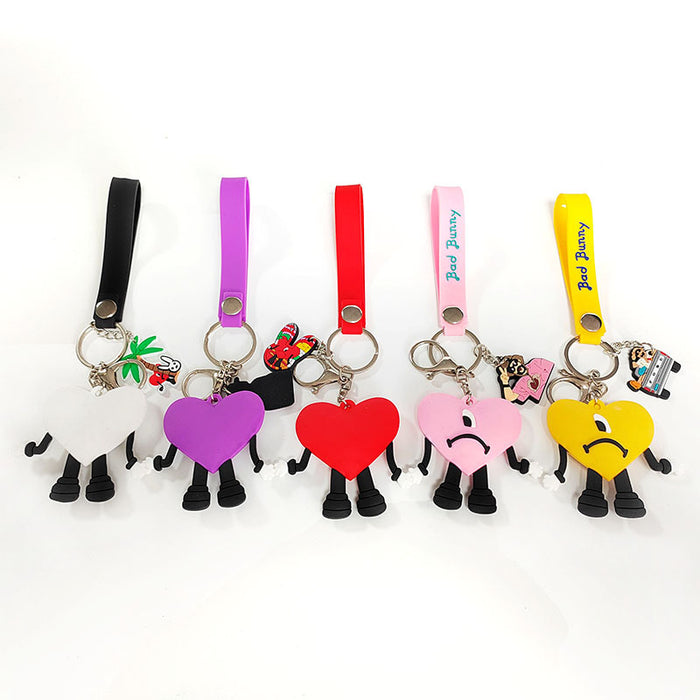 Wholesale Keychains PVC Hardware Love Cute Cartoon (M) MOQ≥5 JDC-KC-MaiQii001