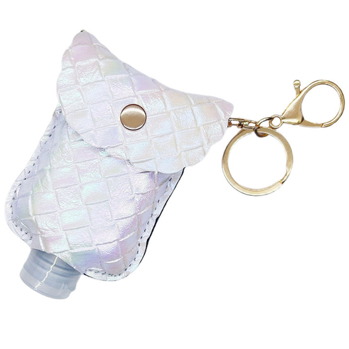 Wholesale Hand Sanitizer Color PU Leather Case Keychain MOQ≥2 JDC-KC-WenJ009