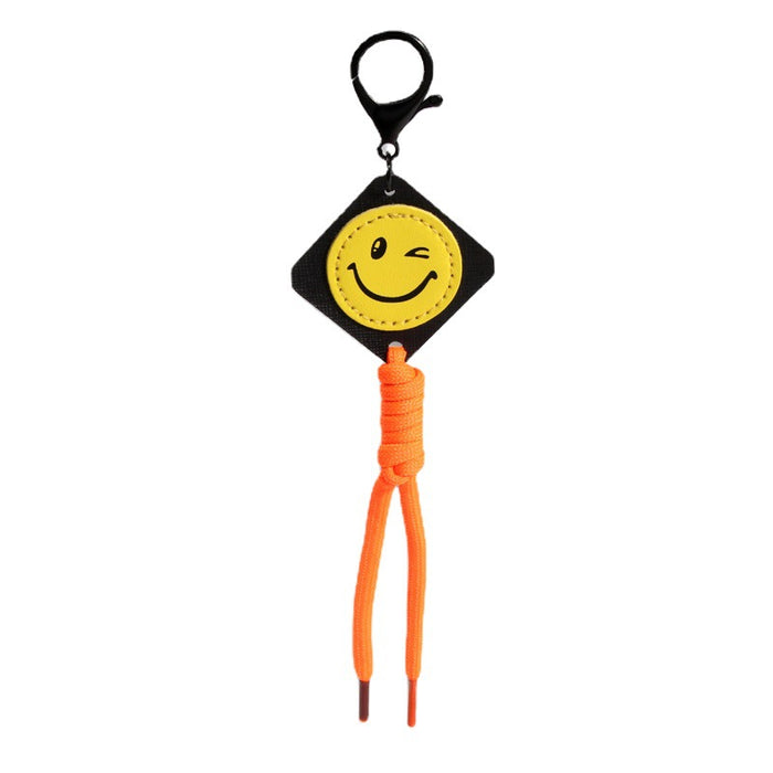 Wholesale Keychain Metal Smiley Lanyard MOQ≥2 JDC-KC-XiangH013