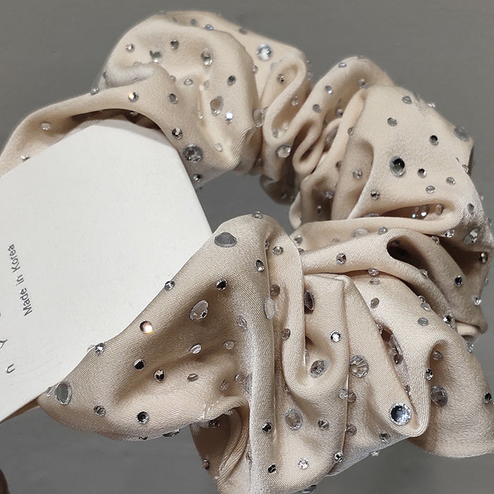 Wholesale Hair Scrunchies Cloth Rhinestone Flash Diamond Temperament Elegant JDC-HS-TOC007