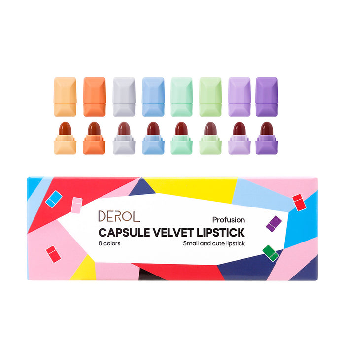 Jewelry WholesaleWholesale matte star candy mini capsule lipstick JDC-MK-DRL001 lipstick DEROL %variant_option1% %variant_option2% %variant_option3%  Factory Price JoyasDeChina Joyas De China