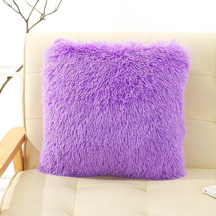 Wholesale Pillowcase Solid Color Plush Double Sided JDC-PW-Qiding001