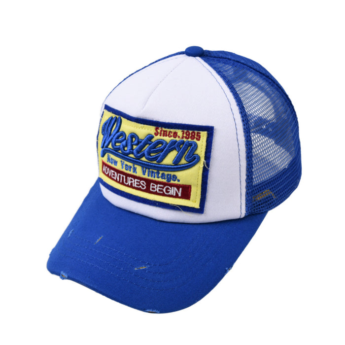 Wholesale Patch Baseball Mesh Cap Western Hat MOQ≥2 JDC-FH-WenR018