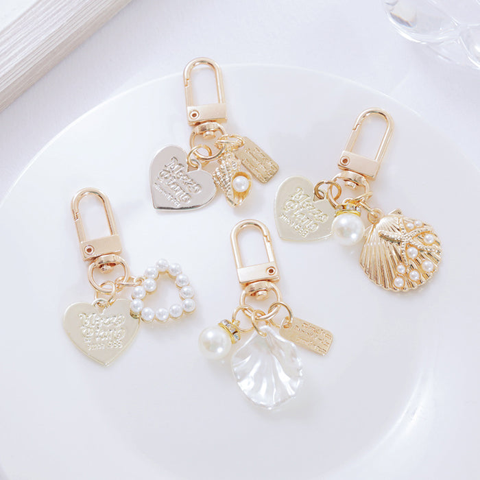 Jewelry WholesaleWholesale cute shell key pendant JDC-KC-Yaoyun012 Keychains 瑶韵 %variant_option1% %variant_option2% %variant_option3%  Factory Price JoyasDeChina Joyas De China