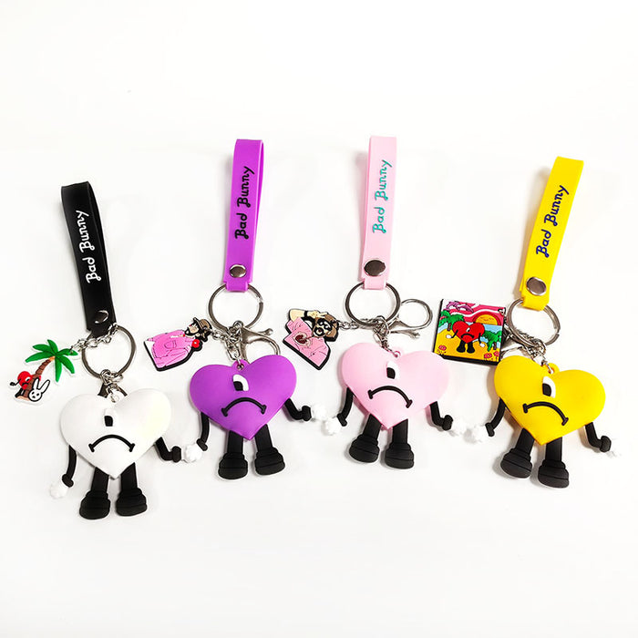 Wholesale Keychains PVC Hardware Love Cute Cartoon (M) MOQ≥5 JDC-KC-MaiQii001