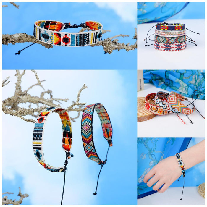 Wholesale Bracelet Fabric Bohemian Art Bracelet MOQ≥3 JDC-BT-RonH001