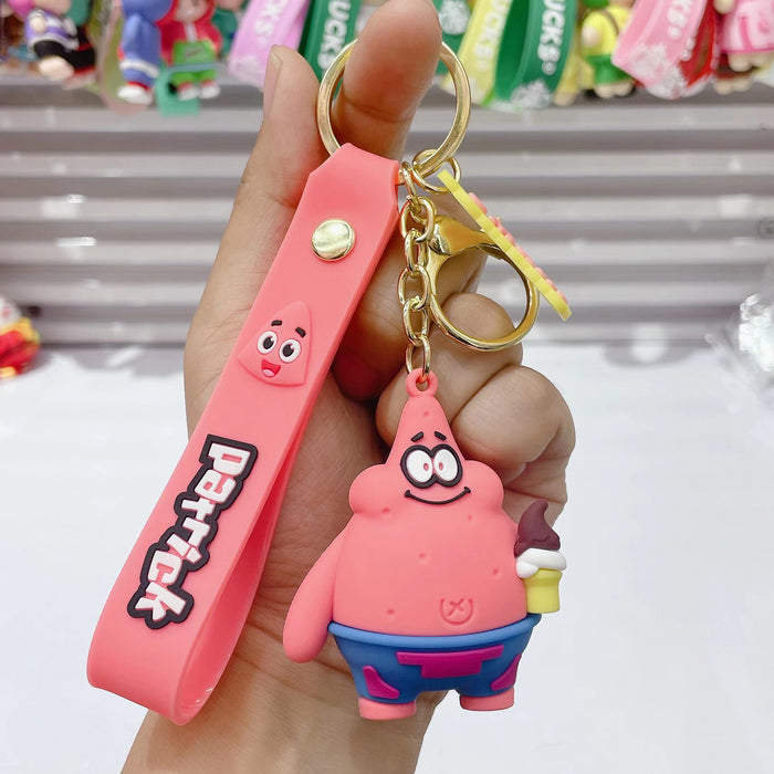 Wholesale Cartoon Soft Rubber Alloy Cute Keychain (M) MOQ≥2 JDC-KC-JuShu002