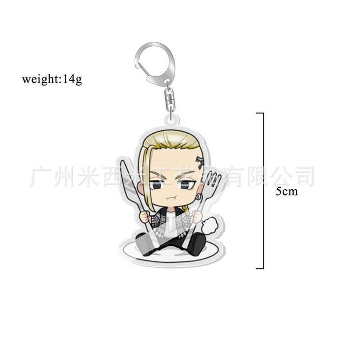 Wholesale key chain acrylic pendant (M) JDC-KC-XiMi001