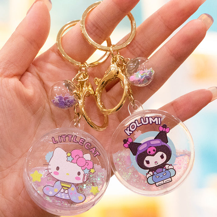 Wholesale keychain PVC soft acrylic pendant cute cartoon MOQ≥5 JDC-KC-HHY002