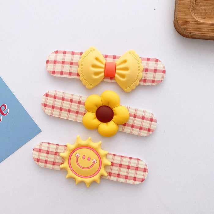 Wholesale Hair Clips New soft plastic flower animal hairpin JDC-HC-MiYu011