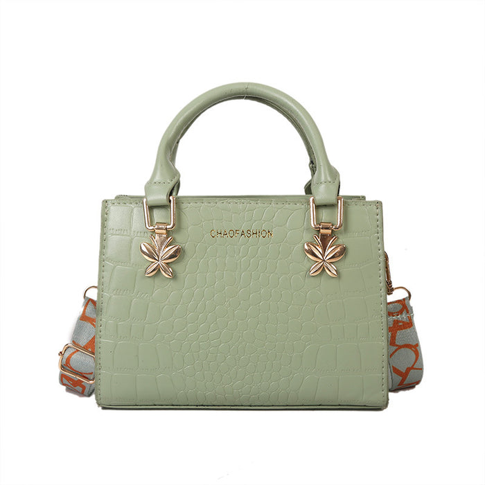 Wholesale PU Large Capacity Crocodile Pattern European Shoulder Bag (F)MOQ≥3 JDC-SD-HZD034