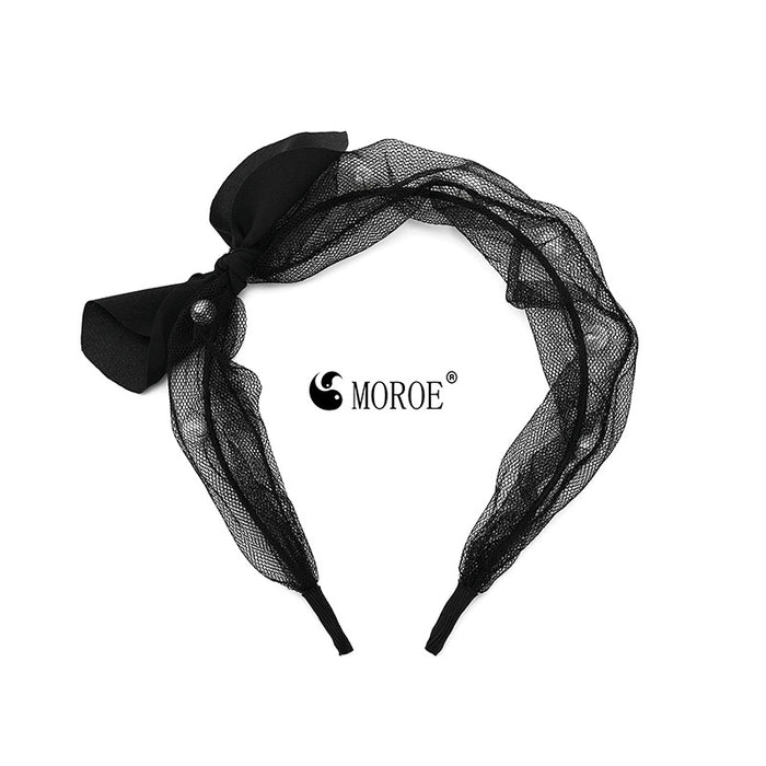 Wholesale Headband Lace Bow Cat Ears MOQ≥2 JDC-HD-MoL001