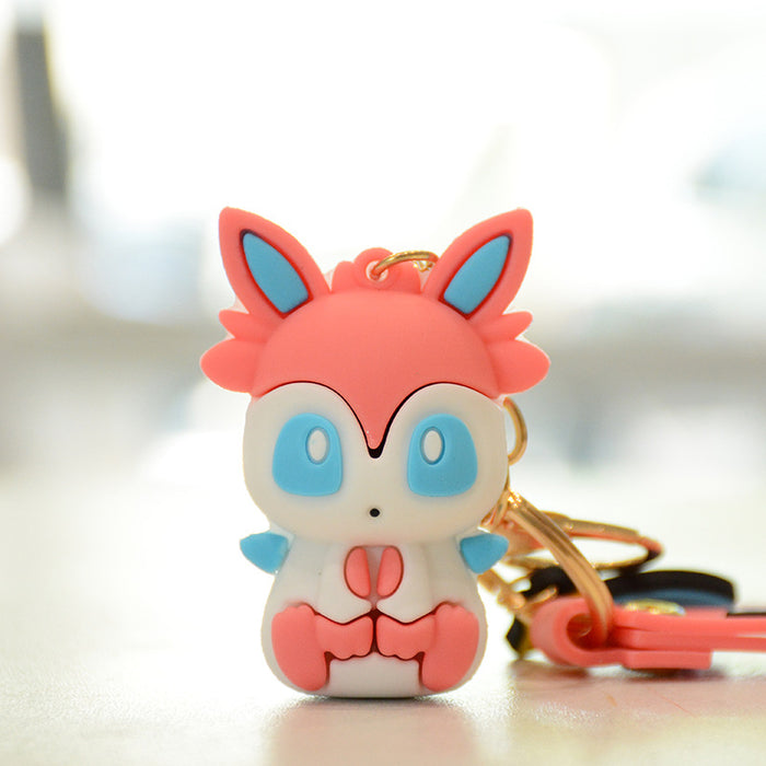 Wholesale Keychains Silicone Cute   Collection MOQ≥2 JDC-KC-XHuang001