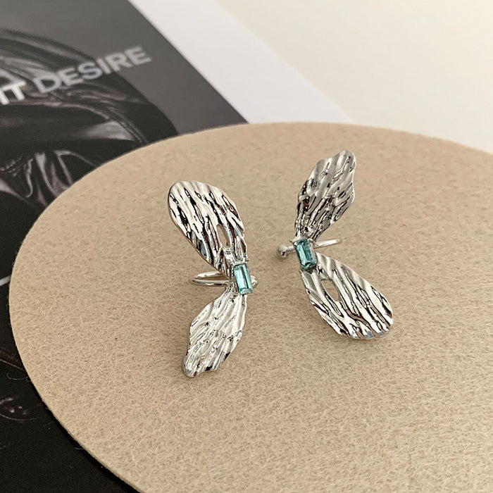 Wholesale Earrings Alloy Butterfly Wings Ear Clips JDC-ES-PD005