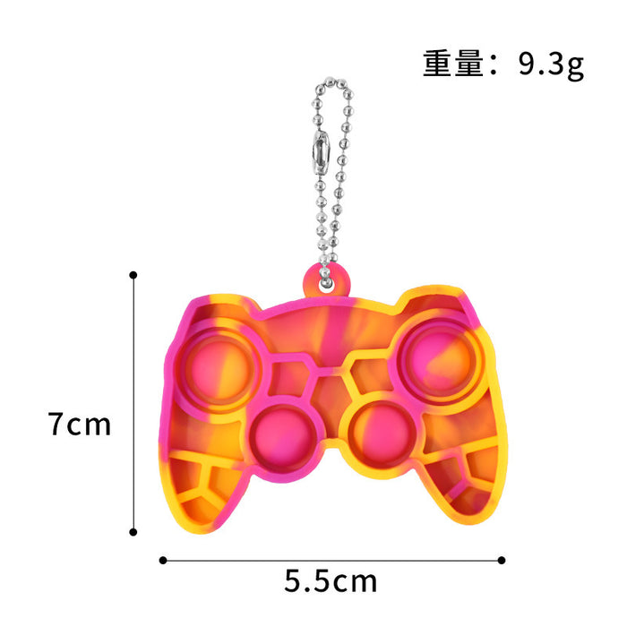 Jewelry WholesaleWholesale black silicone key chain JDC-FT-Bais007 fidgets toy 百思 %variant_option1% %variant_option2% %variant_option3%  Factory Price JoyasDeChina Joyas De China