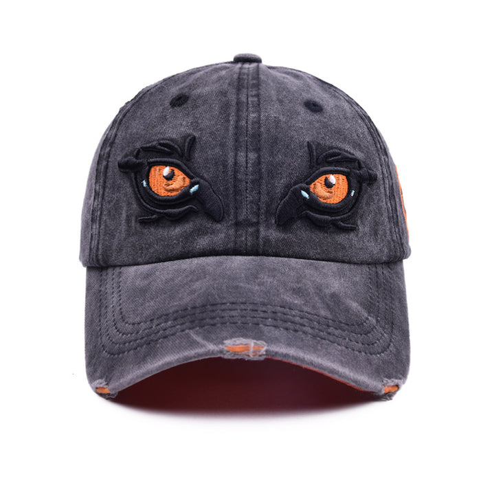 Wholesale Cartoon Hawkeye Embroidered Cotton Baseball Cap MOQ≥2 JDC-FH-WenR006