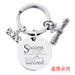 Jewelry WholesaleWholesale Stainless Steel Round Graduation Season Gift Metal Keychain JDC-KC-GangGu001 Keychains 钢古 %variant_option1% %variant_option2% %variant_option3%  Factory Price JoyasDeChina Joyas De China