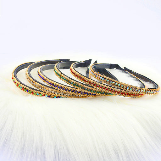 Jewelry WholesaleWholesale face wash headband elegant heavy duty rhinestones JDC-HD-AIH001 Headband 爱鸿 %variant_option1% %variant_option2% %variant_option3%  Factory Price JoyasDeChina Joyas De China