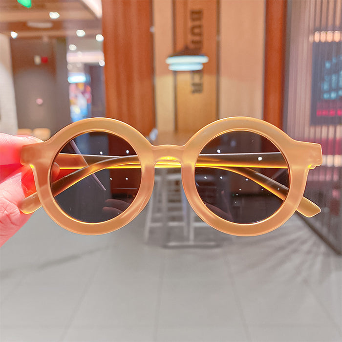 Jewelry WholesaleWholesale children's round frame skeleton sunglasses JDC-SG-HengX005 Sunglasses 恒曦 %variant_option1% %variant_option2% %variant_option3%  Factory Price JoyasDeChina Joyas De China