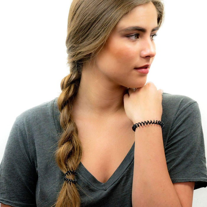 Wholesale Telephone Cord Hair Ring Girls Tie Hair Color High Elasticity Suit JDC-HS-YGe002