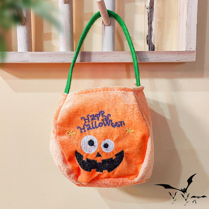 Wholesale Halloween Kids Candy with Hood Round Tote Bag MOQ≥2 JDC-DCN-QChi001