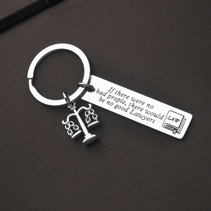 Wholesale Keychains Metals Lawyers Judicial Scales Law School Graduation Gifts for Lawyers MOQ≥3 JDC-KC-ZKe002