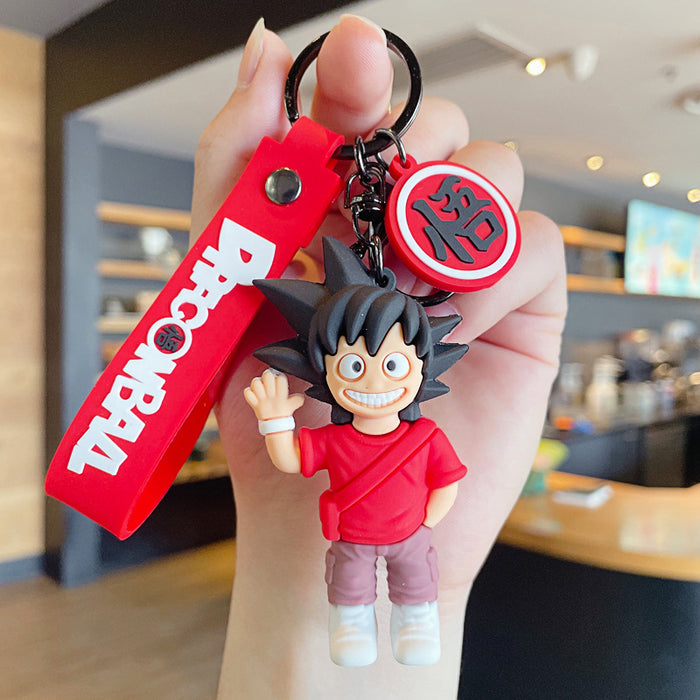 Wholesale Keychains For Backpacks creative key chain cartoon silicone car key chain pendant JDC-KC-JG235